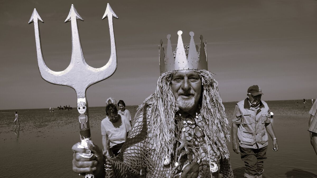 Karl-Heinz Rohbrecht schlüpfte 23 Jahre lang in das Neptun-Kostüm und war ein engagierter Botschafter für das Nordseeheilbad Cuxhaven. Er starb am 17. November. Foto: Tonn