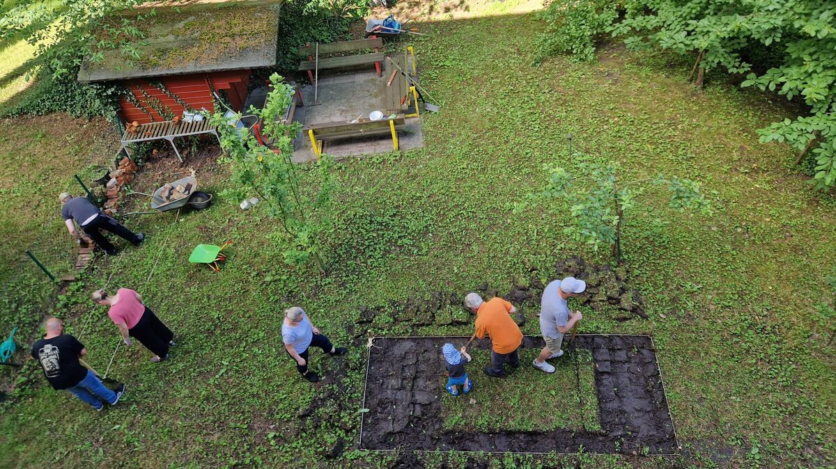 Den neuen Schulgarten teilen sich die Ritzebüttler Schule und das Hort Neu-Lummerland. Foto: Larschow