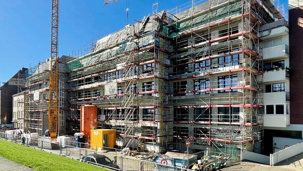 Hotel-Neubau läuft untschneller als erwartet