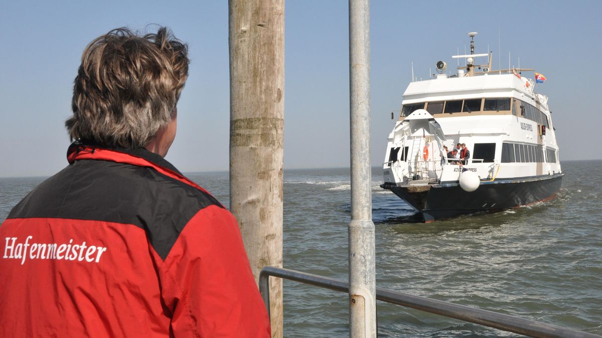 Die "Adler Express" ist in der Saison Shuttle und verbindet Hooge mit Amrum, Sylt und Nordstrand. Foto: Kramp