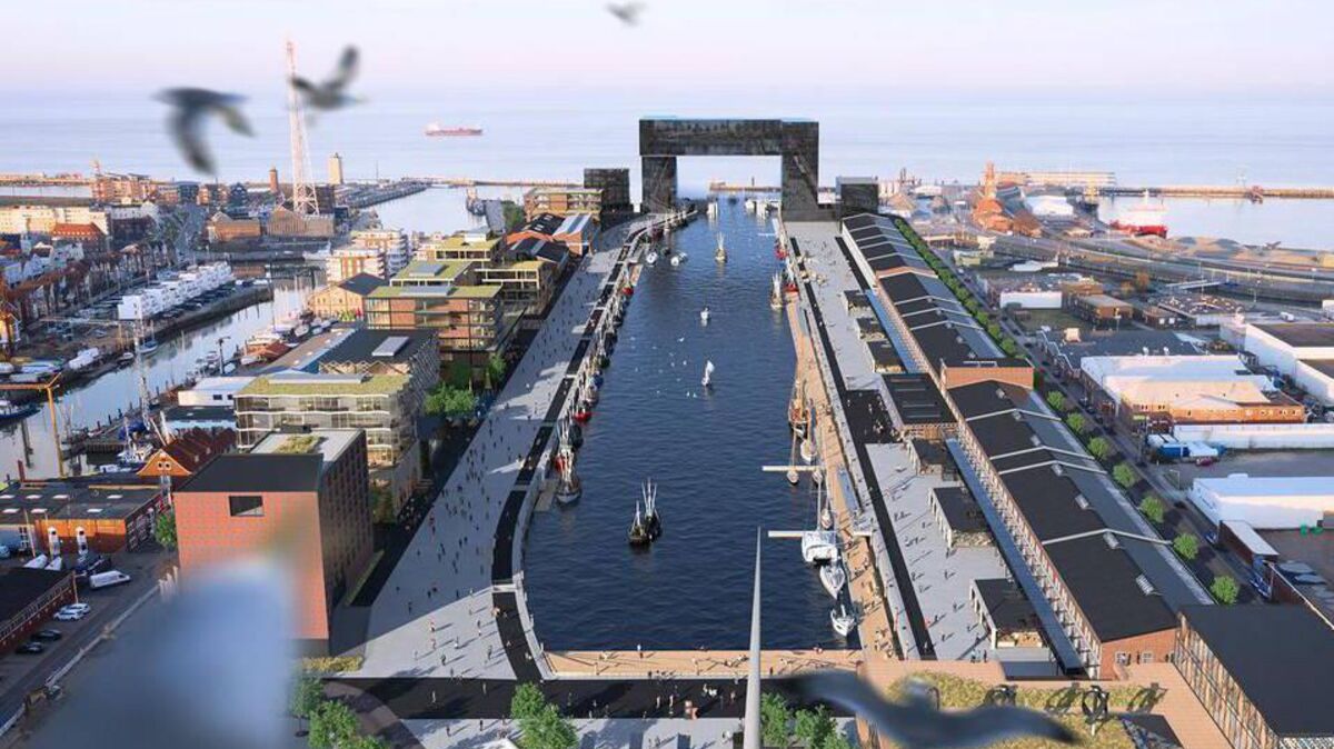 Norbert Plambeck führt Verhandlungen mit einigen potenziellen Mietern für den Alten Fischereihafen. Foto: Koppe