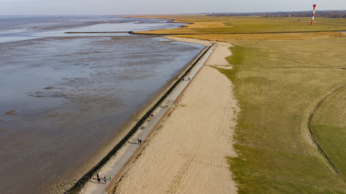 Am 15. April beginnen die Bauarbeiten zur umfassenden Neugestaltung der Otterndorfer Strandpromenade. Foto: Trüde