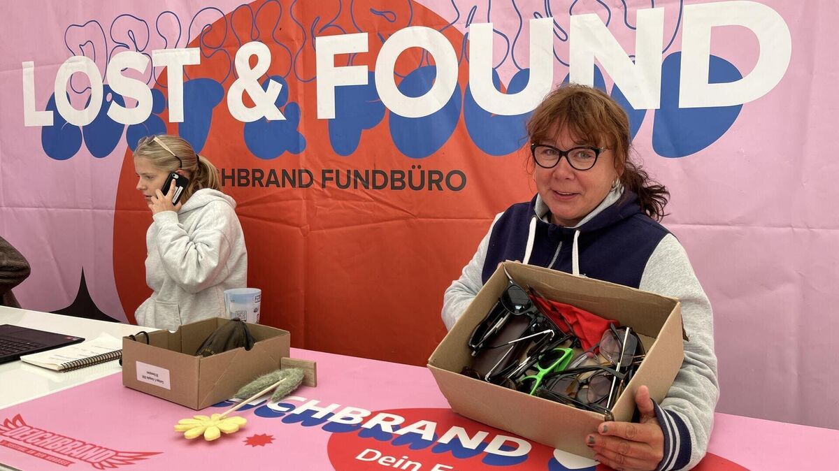 Melanie Mercica-Wechsel aus Cuxhaven arbeitete in diesem Jahr im Fundbüro auf dem Deichbrand Festival. Foto: Petersen