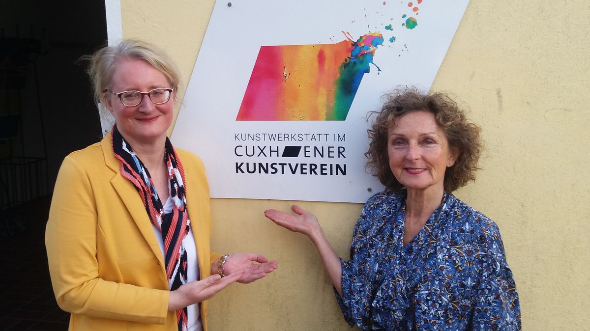 Für alle Altersgruppen, ob groß oder klein, ist etwas im umfangreichen Kursprogramm von Dr. Jessica Lütge und Gabriele Luetgebrune von der Kunstwerkstatt im Kunstverein Cuxhaven dabei. Foto: Hochfeld