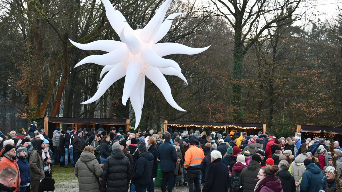 Hunderte Gäste trafen sich am Sonntag in der Wingst. Foto: Schröder