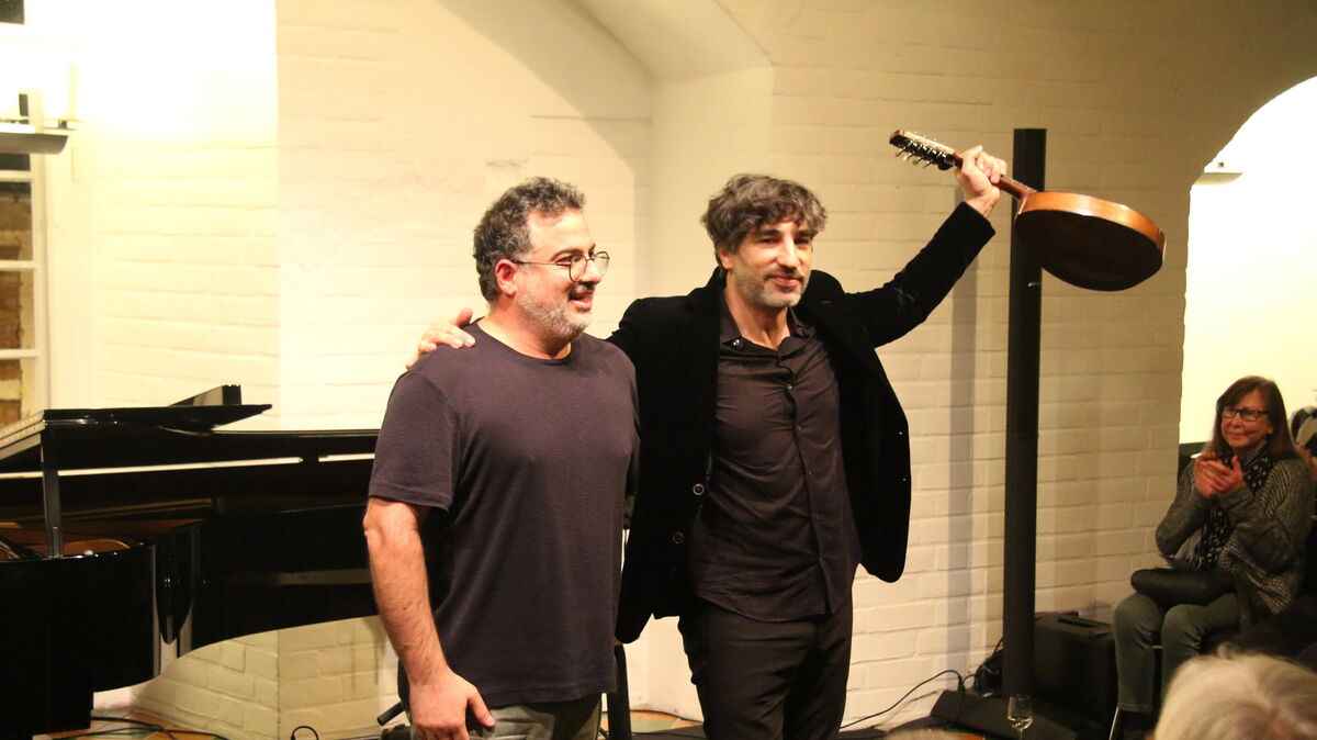 Die Musiker nach einem mitreißenden Konzertabend im Schloss Ritzebüttel: ein unvergessliches Klangerlebnis zwischen Jazz und Bach. Foto: Potschka