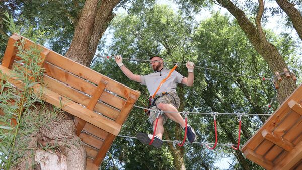 Selbstversuch im Kletterpark am Otterndorfer See: Höhenangst trifft Hochseilgarten