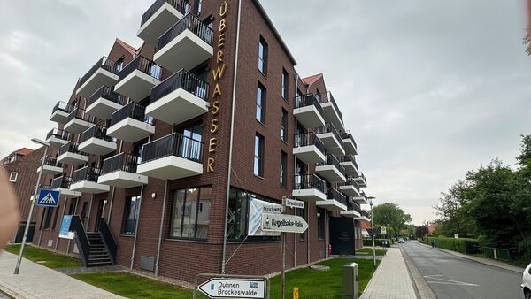 "Überwasser-Appartement-Hotel" in Cuxhaven-Döse ist fertig - aber darf nicht öffnen