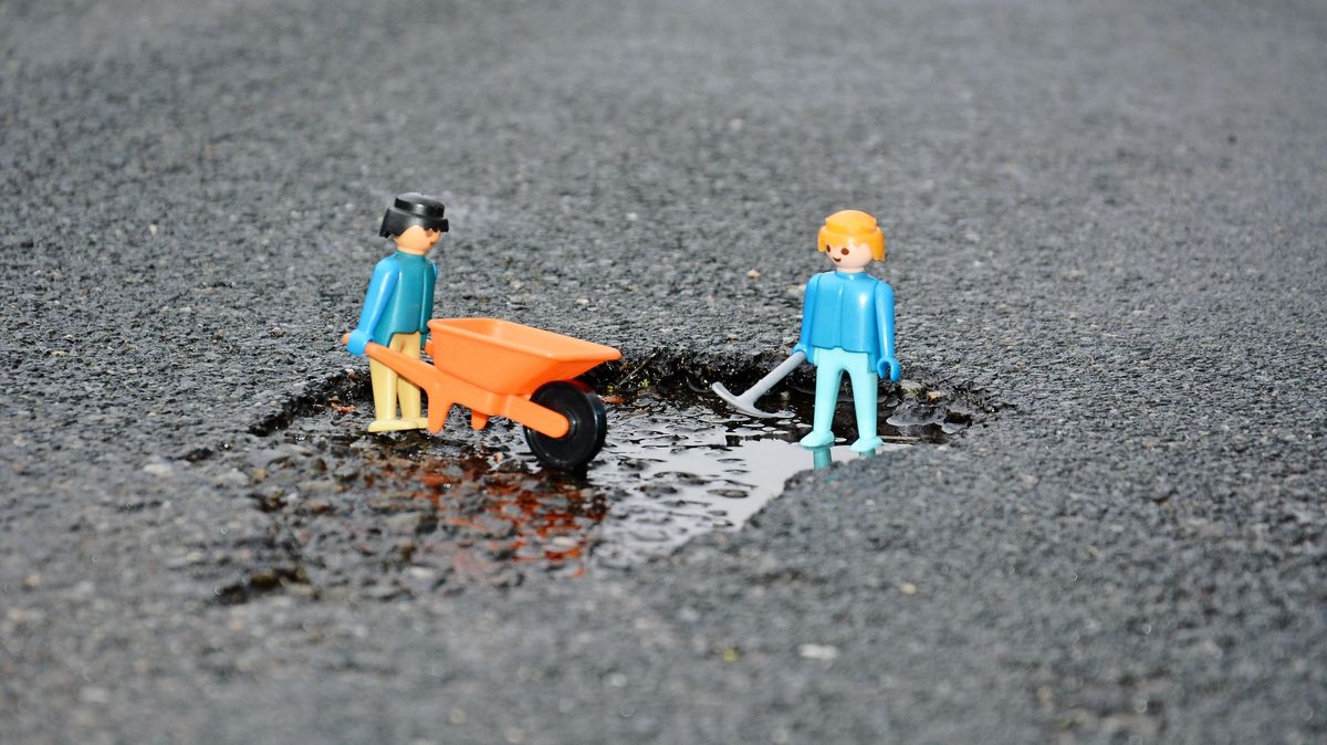 Schlaglöcher ade: Der Parkplatz in Cappel-Neufeld befindet sich derzeit noch in einem desolaten Zustand. Symbolfoto: Seelbach