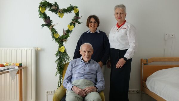 Cadenberger wird 105 Jahre alt: "Die Soldatenzeit hat es in sich gehabt"