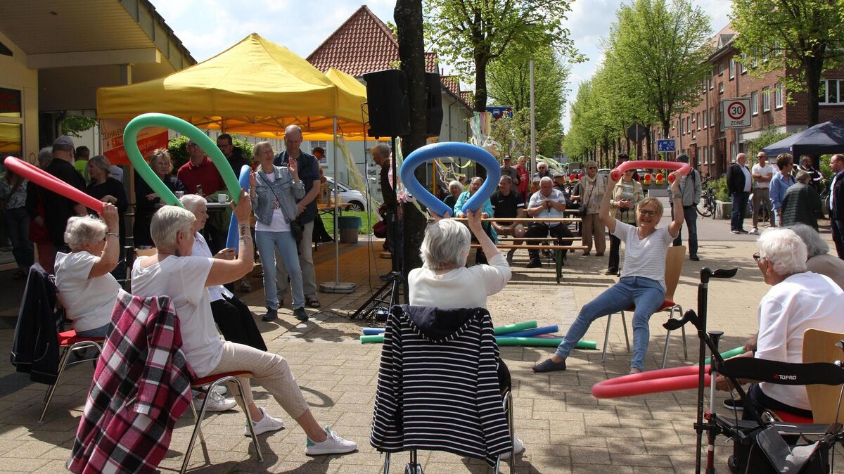 Der "Tag der Städtebauförderung" (hier ein Bild aus dem Jahr 2024) gehörte zu den Gelegenheiten, bei denen sich das Lehfeld öffentlich präsentierte. Foto: Reese-Winne