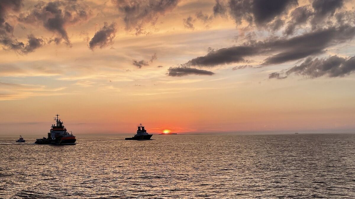 29. April 2024: Die Suche nach einem vermissten Schlauchbootfahrer wurde koordiniert von der Deutschen Gesellschaft zur Rettung Schiffbrüchiger Foto: DGzRS