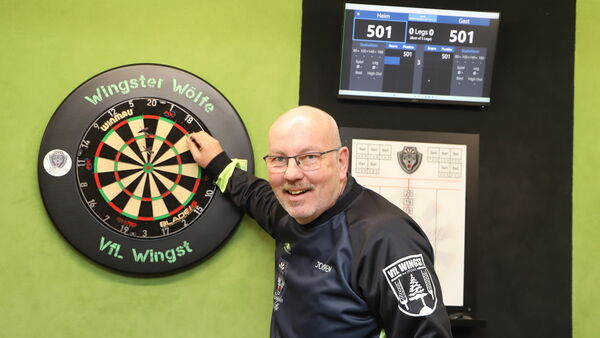 Engagierter Motor des Darts-Sports: In der Wingst entsteht eine starke Sparte