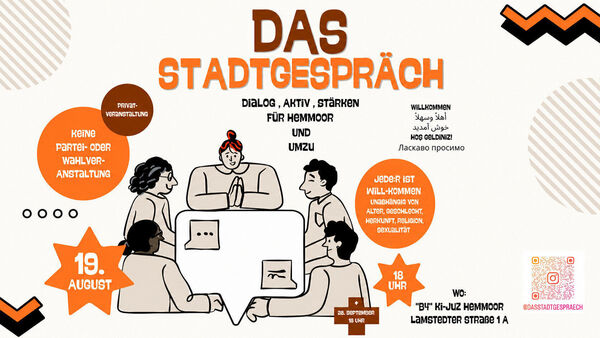 Hemmoorer stärken den Bürgerdialog: "D.A.S. Stadtgespräch" legt los