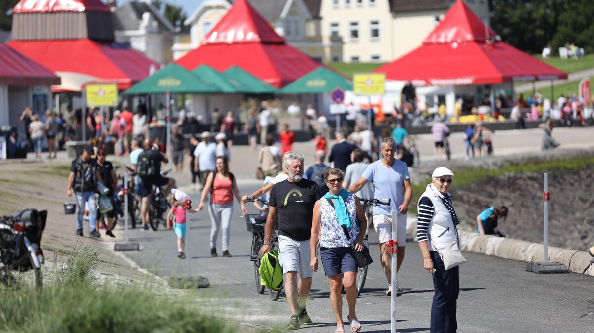 Wer beim Tag des Sports 2022 in Cuxhaven alle Veranstaltungsflächen besuchen wollte, musste entweder mobil sein oder gut zu Fuß. Foto: Unruh