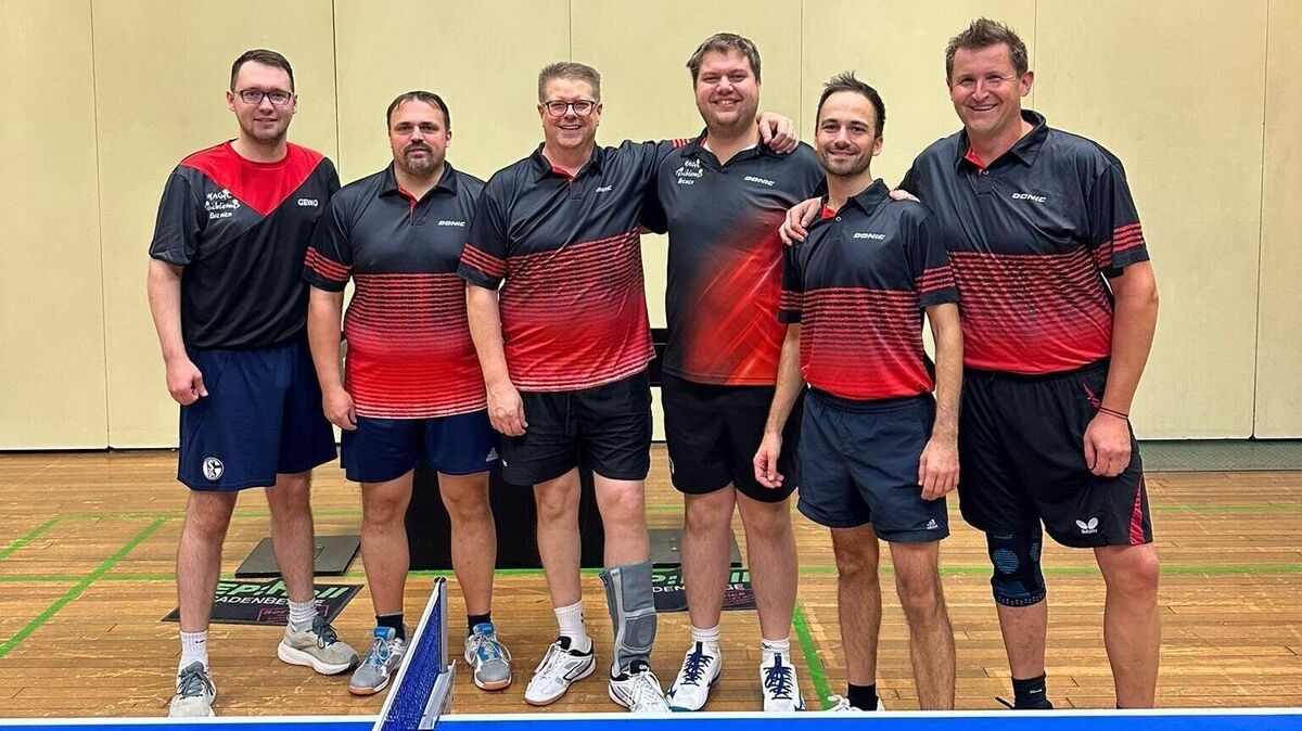 Die Verbandsligamannschaft des TSV Lamstedt freut sich auf die neue Saison (v.l.): Steffen Kruse, Nils Meyer, Jan Czesinski, Leon Bömmelburg, Lukas von See und Lars Rieger Foto: Mohr