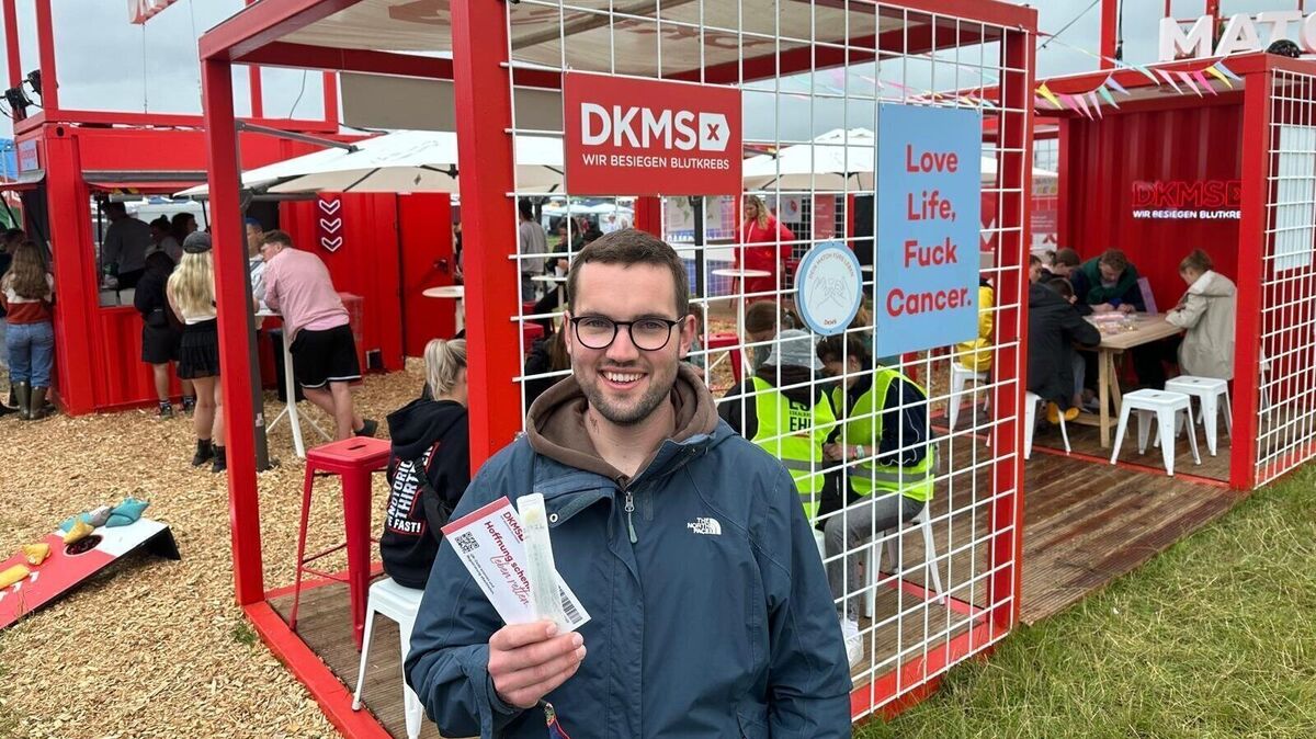 Renke Ostermann auf dem Deichbrand 2025. Foto: Francke
