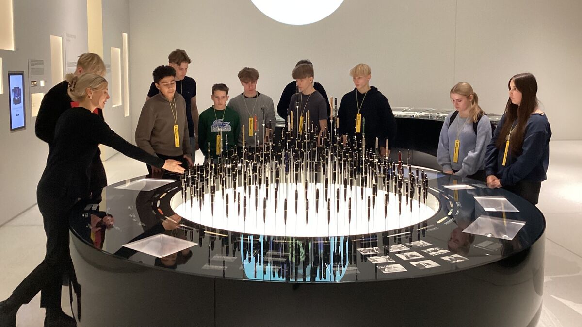 Ein Blick hinter die Kulissen im Montblanc-Haus. Foto: Marten Grimke