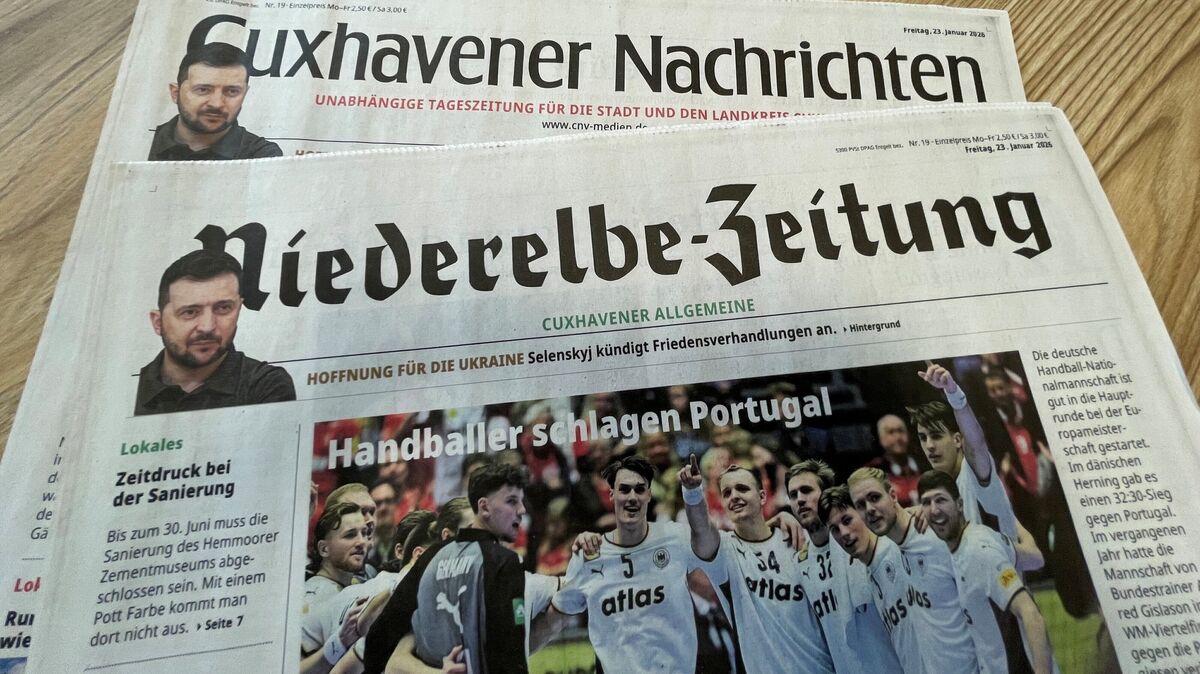 Die Redaktion der Cuxhavener Nachrichten und der Niederelbe-Zeitung hat einen Auftrag, den sie tagtäglich ernst nimmt: Sie tritt entschieden für unabhängigen Journalismus ein. Foto: Lütt