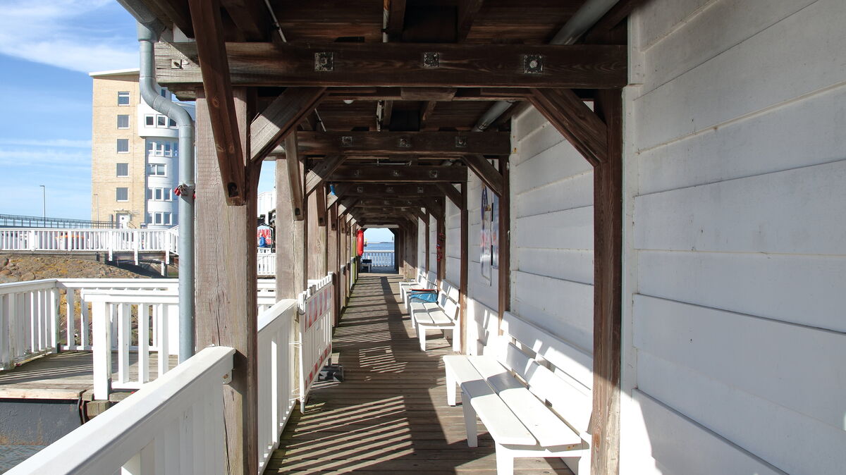 Das sogenannte Oberdeck ist der Streitpunkt innerhalb der Kontroverse um die Alte Liebe. NPorts-Pläne für eine Sanierung mit einer (allerdings kleiner dimensionierten) Empore, finden vor den Augen der Petitionsmacher keine Gnade. Foto: Koppe