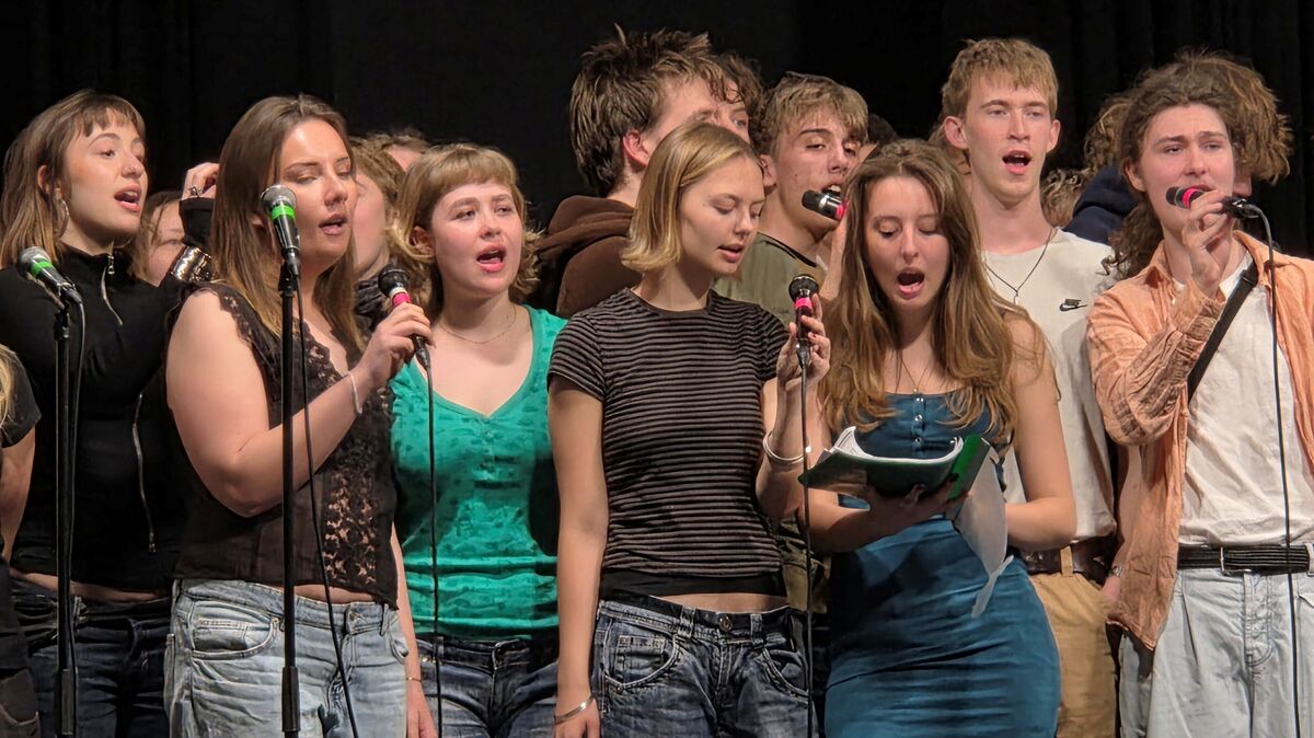 Der dänische Chor begeisterte mit Popsongs und traditionellen Liedern. Foto: Brettschneider