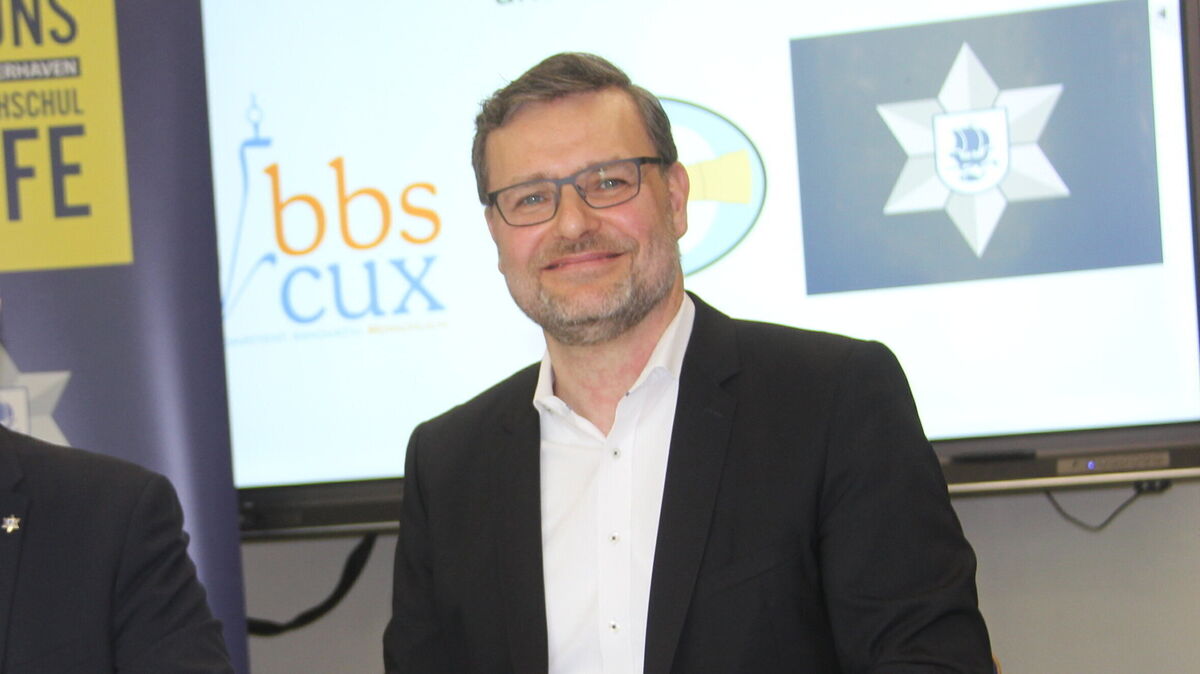 Zum 1. August hat der ehemalige BBS-Leiter Carsten Hoppe – hier im Mai 2024 – die Schulleitung an den BBS Syke übernommen. Foto: Kramp