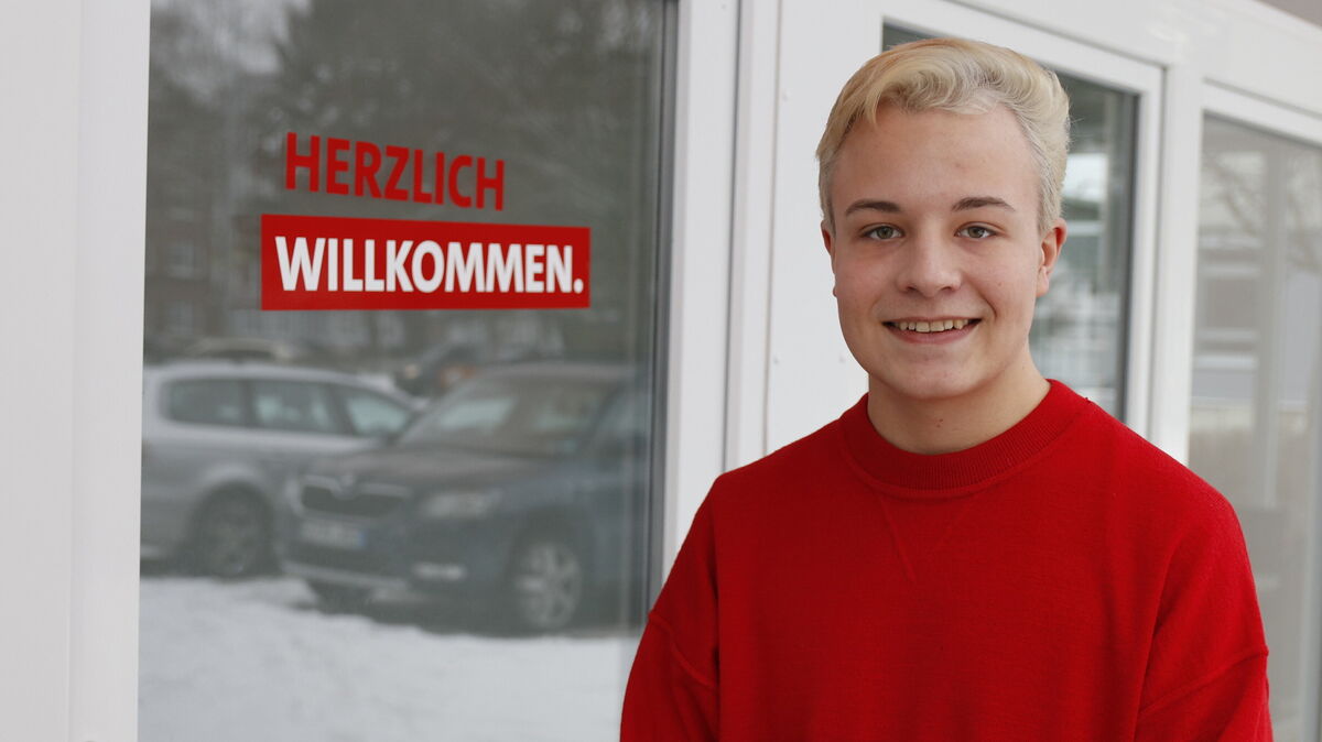 Seit Mitte Dezember neuer Vorsitzender der Jusos im SPD-Ortsverein: Finn Christian Stetz findet es wichtig, dem umsichgreifenden Populismus mit Argumenten zu begegnen. Politik und Gechichte nennt der Lichtenberg-Gymnasiast als seine Schwerpunktfächer. Foto: Koppe