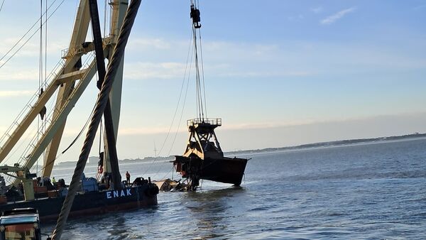 "Ethel von Brixham" vor Cuxhaven geborgen - Traditionsschiff nach Havarie zerstört