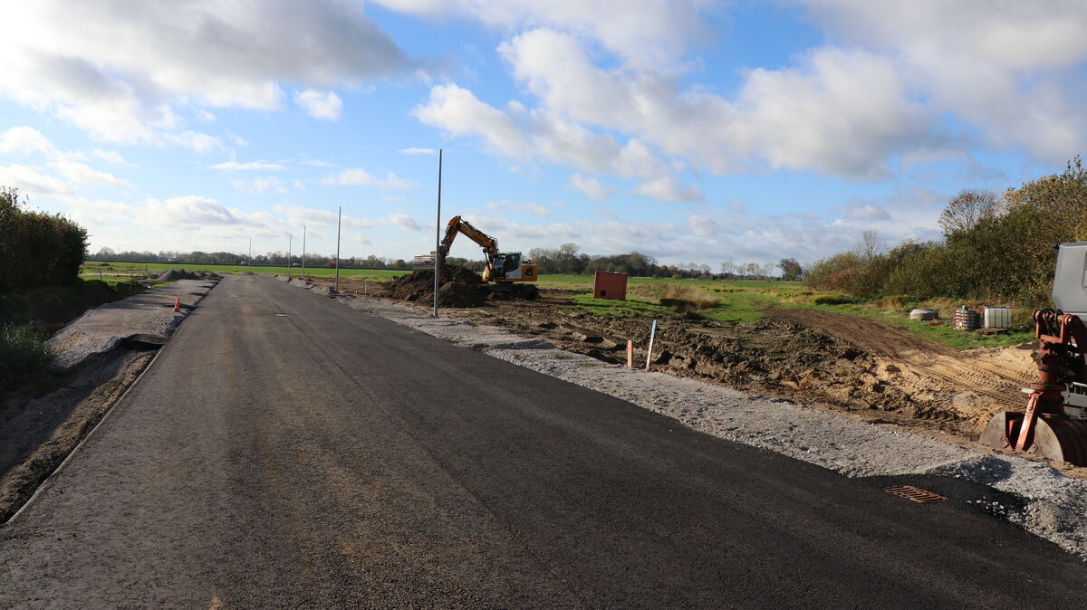 Ein Kompromiss ist gefunden: Die neue Straße im Gewerbegebiet "Kampen II" soll nach der Unternehmerin Elisabeth Radiek benannt werden. Dafür bekommt  die Verbindung am Kampen zwischen den Firmen Klävertec und Witte Stahl- und Metallbau den Namen Walter-Witte-Weg. Foto: Mangels
