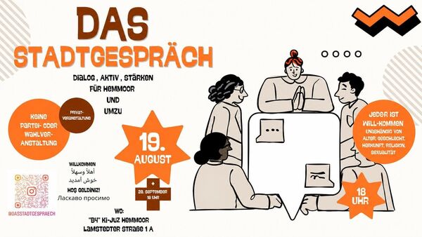 Zweites "D.A.S. Stadtgespräch" in Hemmoor lädt zum Mitmachen ein