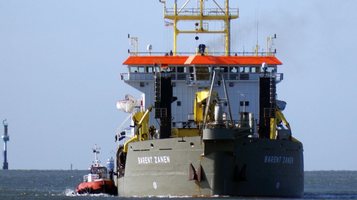Der Hopperbagger Barent Zanen gehört zur Flotte von Boskalis Westminster. Foto: Archiv