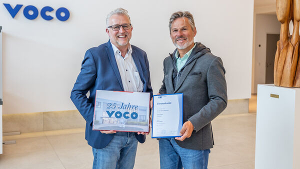 Dirk Schülke seit 25 Jahren bei VOCO