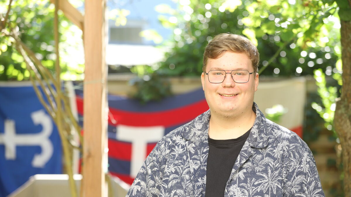 Nico Kreth ist der neue Bufdi der Seemannsmission im Grünen Weg. Foto: Larschow