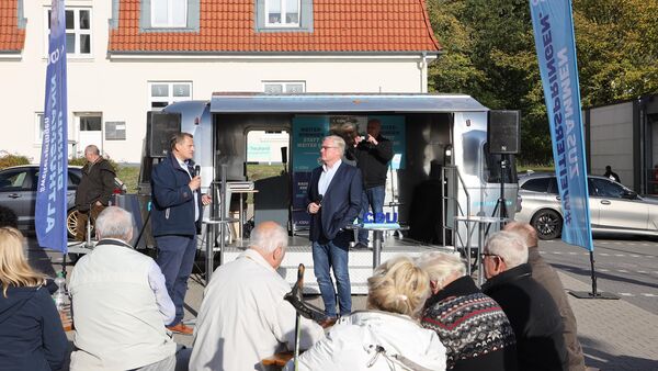 Vom TV-Duell nach Nordholz: So lief der Wahlkampfauftritt von Bernd Althusmann im Kreis Cuxhaven