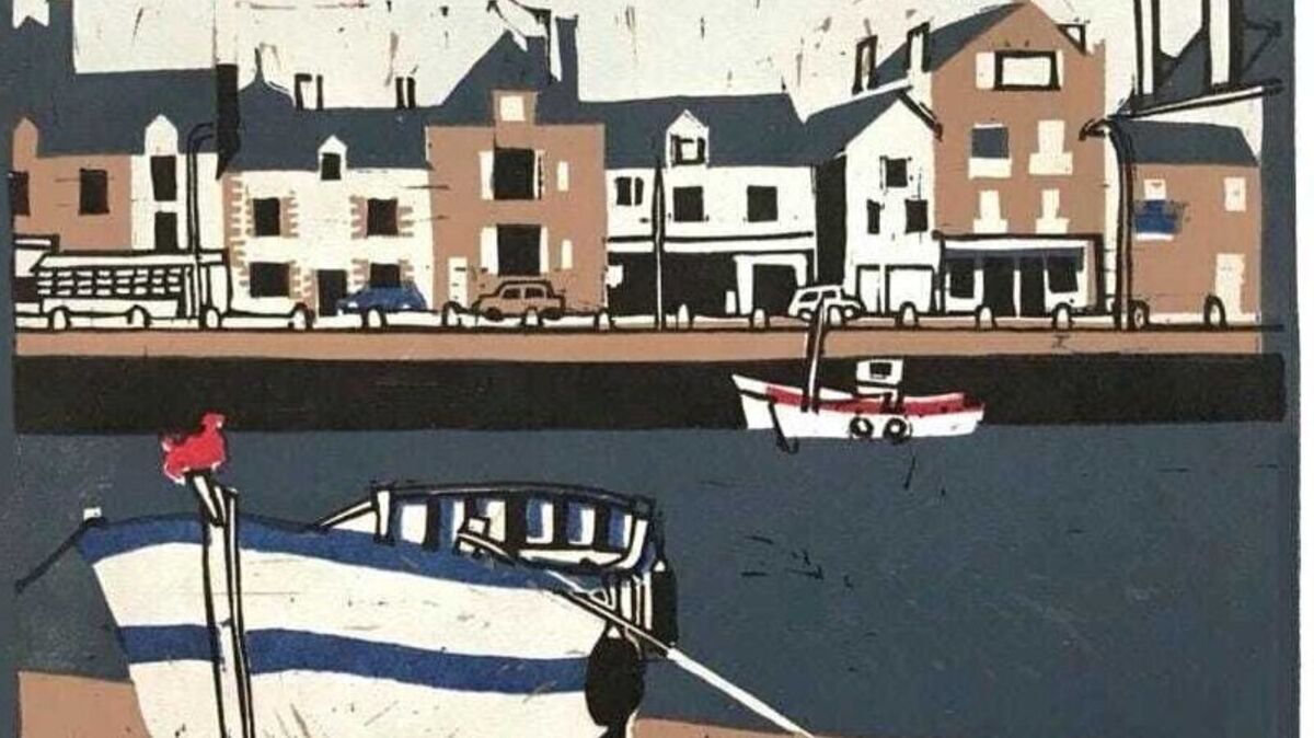 Vernissage zur Ausstellung „Stippvisiten“: Jutta Kleist feiert 70 Jahre mit 70 eindrucksvollen Werken in der Galerie „RaumWunder“ in Cuxhaven. Foto: Kleist