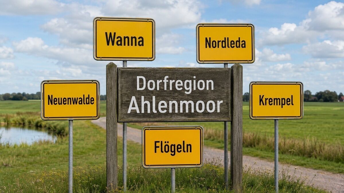 Gemeinsam in die Zukunft: Die Aufnahme ins Dorfentwicklungsprogramm Niedersachsen eröffnet neue Chancen für Wanna, Nordleda, Neuenwalde, Krempel und Flögeln. Foto: ChatGPT