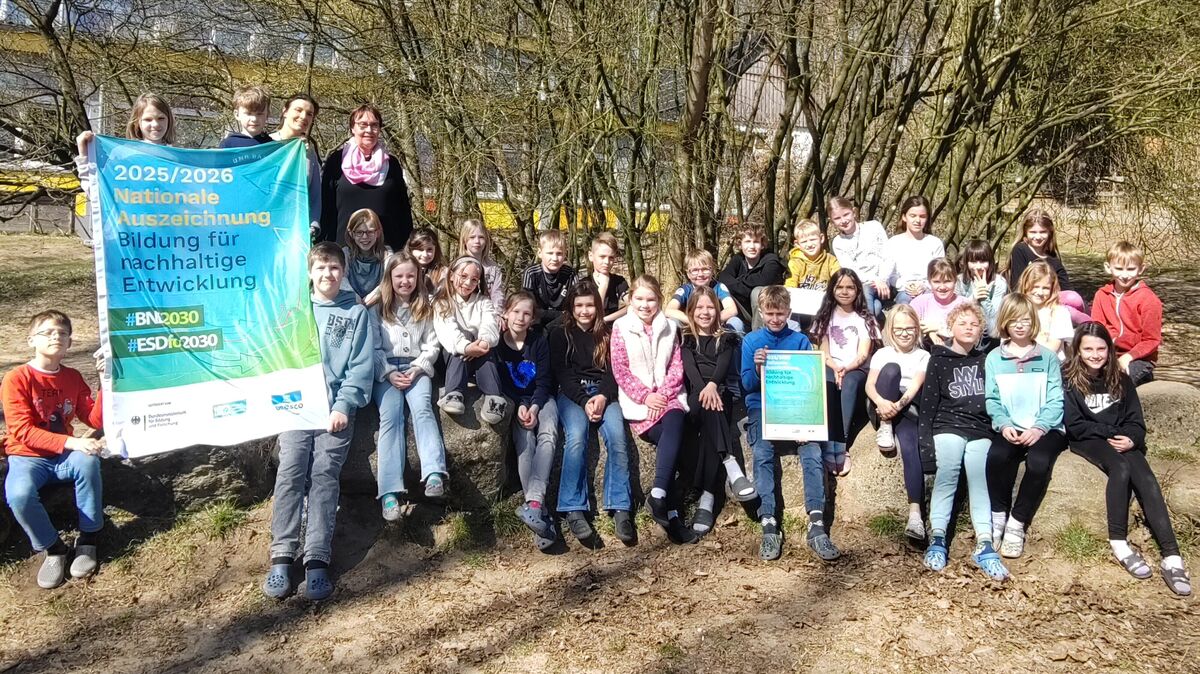Die Grundschule am Wingster Wald wurde erneut ausgezeichnet. Foto: Schule