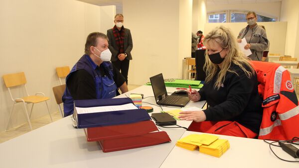 Impfstation im Cuxhavener City Center eröffnet