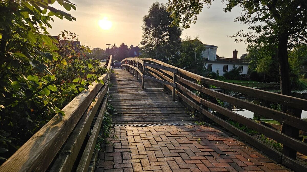 Die Deichwegbrücke in Ihlienworth ist in die Jahre gekommen und muss ersetzt werden. Im September oder Oktober starten die Abrissarbeiten. Foto: Rahn