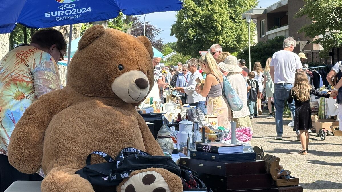 700 Jahre Sahlenburg werden beim diesjährigen Dorffest gefeiert; am Sonnabend mit dem traditionellen Flohmarkt. Fotos: Reese-Winne