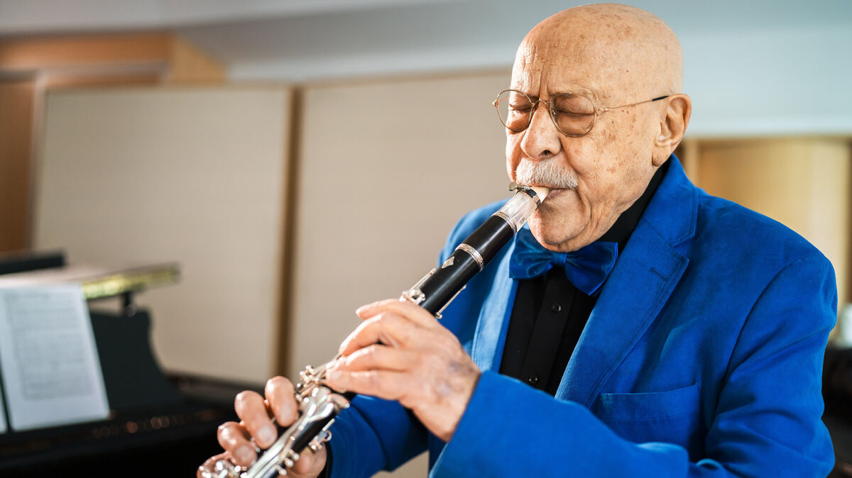 Die Klarinette ist seit Generationen Teil von Giora Feidmans Familie. Foto: Kai Weise