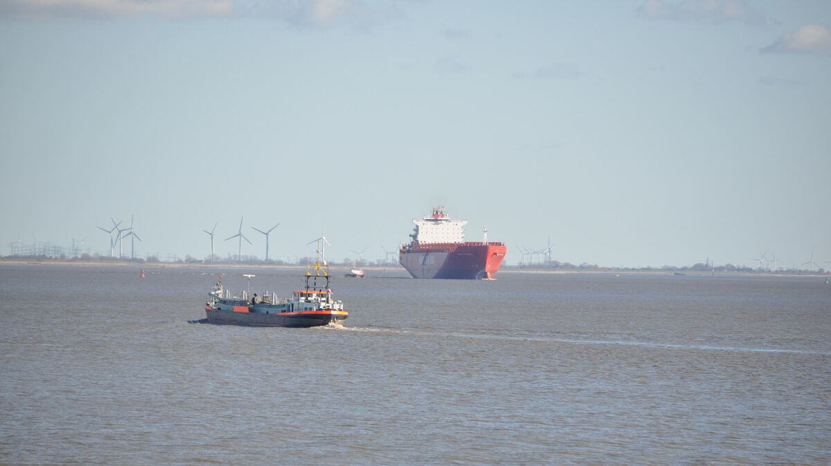 Die Energieinsel könnte künftig in der Elbe vor Cuxhaven entstehen. Foto: Fischer