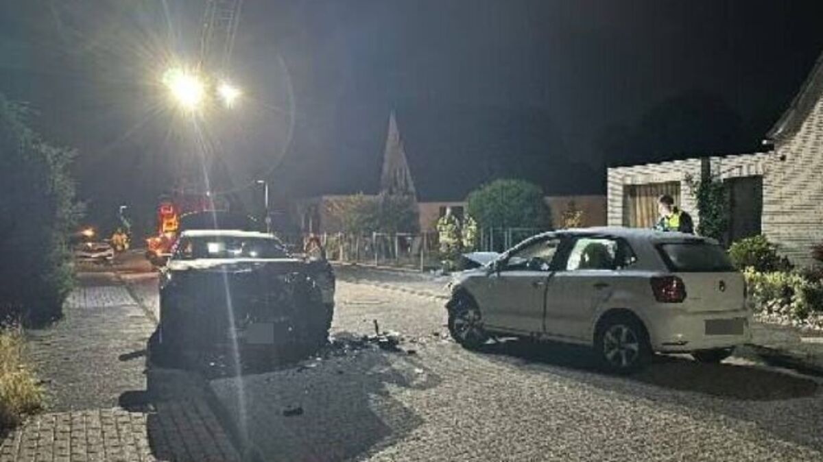 Kurz vor Mitternacht ereignete sich der Unfall mit anschließendem Raub. Foto: Polizei Stade