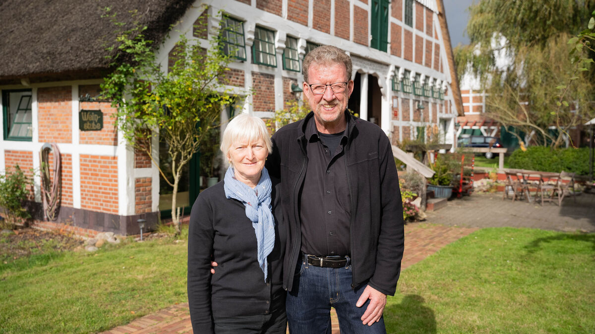 Vor eineinhalb Jahren kauften die Eheleute Andrea und Reinhard Rühl den Taubenhof in Cadenberge. Foto: Keck