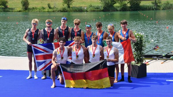 Otterndorfer Ruderer glänzen international: Gold und Silber für Herting und Eibich