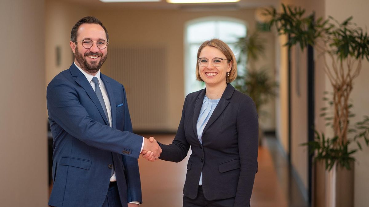 Georg Thiessen wird am 1. Mai Annika Wolter in der Geschäftsführung ablösen. Er stellte sich gestern den Belegschaften vor. Foto: Helios/Farcas