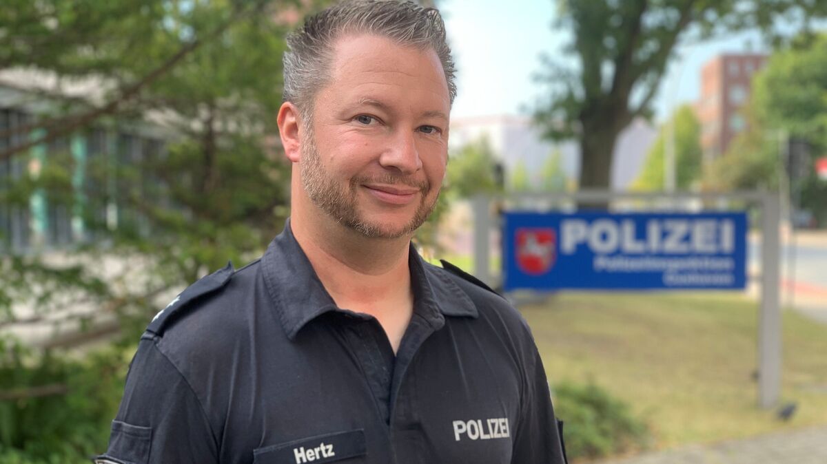 Im Interview: Polizeioberkommissar Stephan Hertz, Pressesprecher der Polizeiinspektion Cuxhaven.