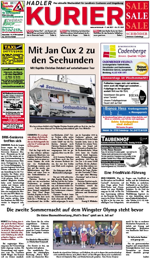 Hadler Kurier 07.07.2021