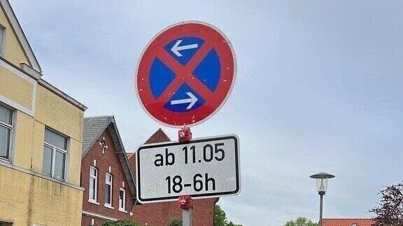 Cuxhaven: Halteverbot im Bereich Grüner Weg wegen EWE‑Kanalarbeiten